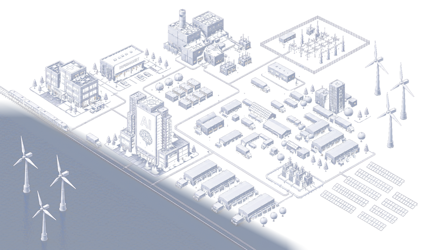 Energy-as-a-Service infrastructure illustration